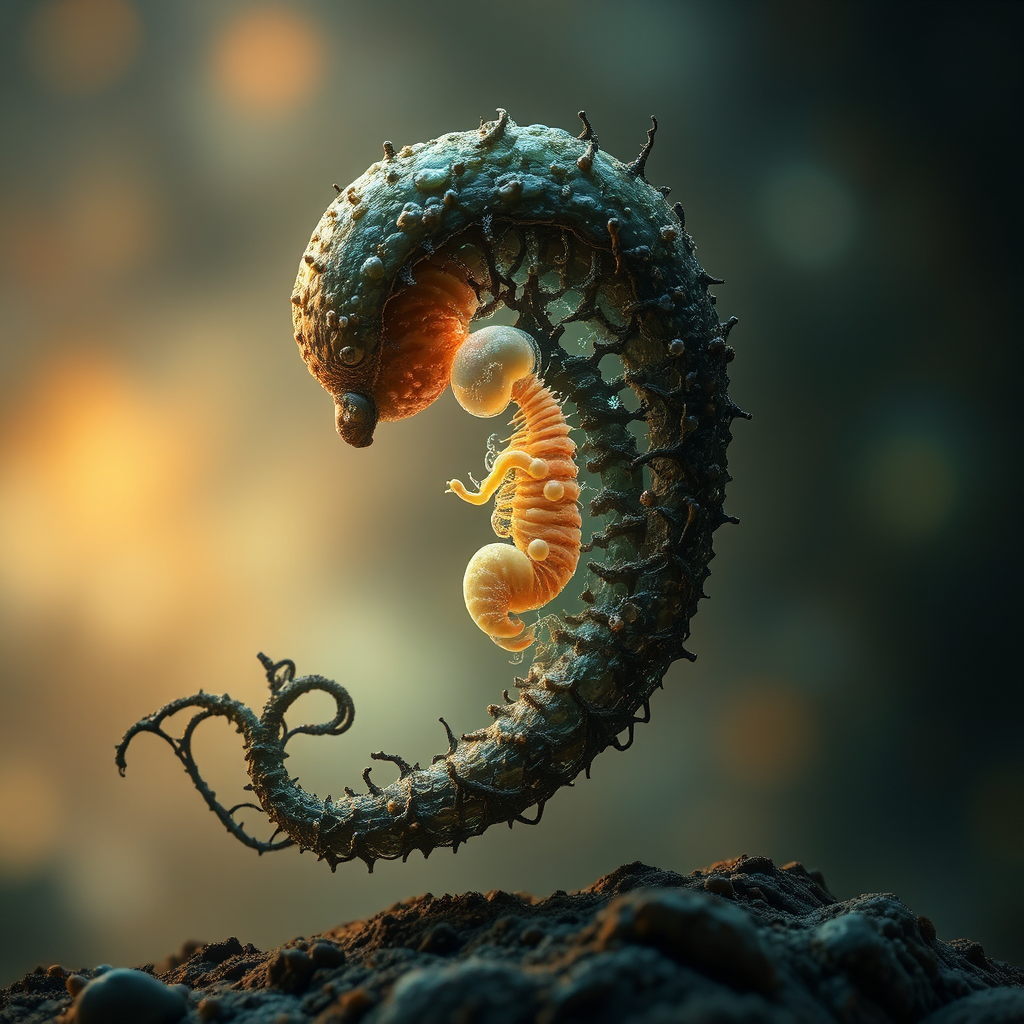 A fetus in a