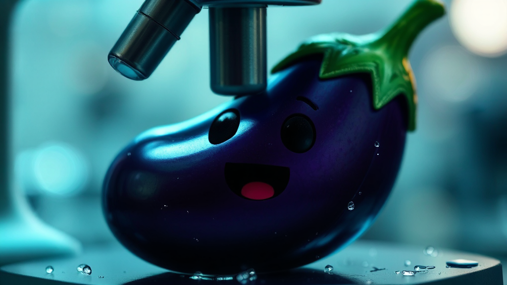Eggplant cell structure under