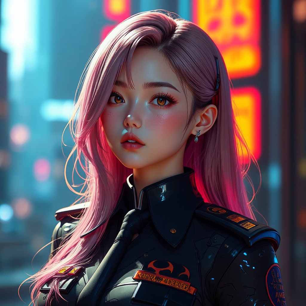 Digital portrait of a