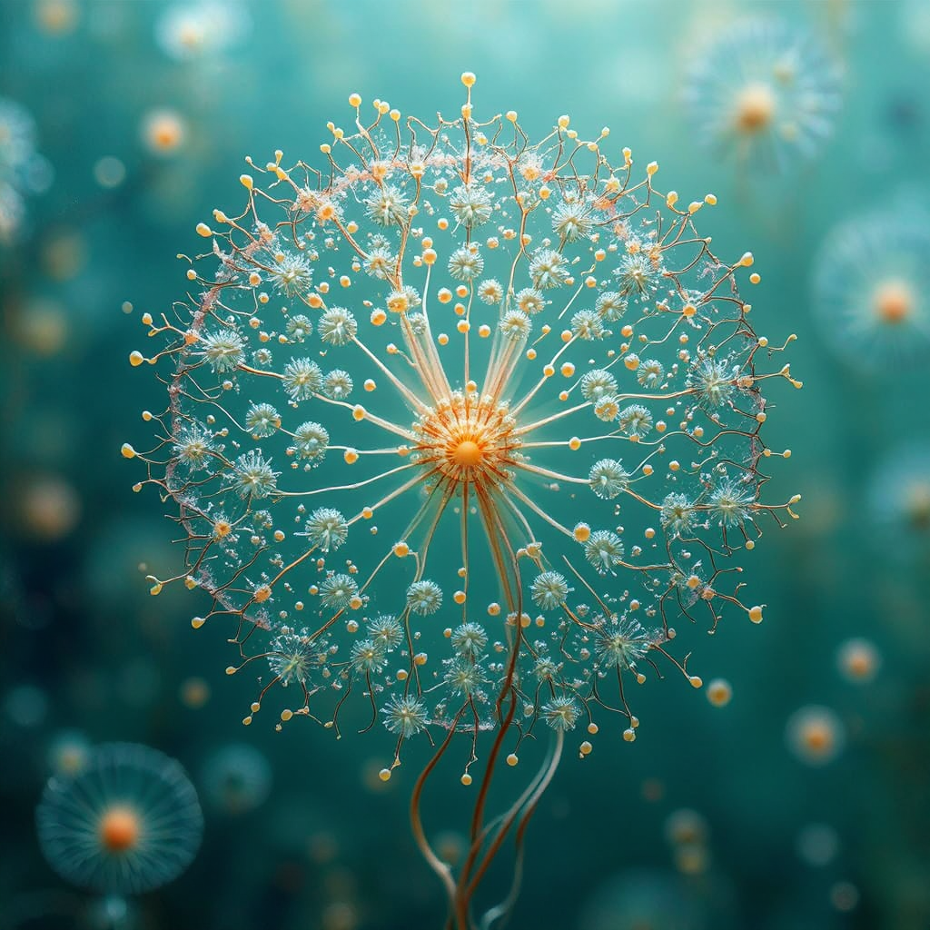 Diatoms centered in a