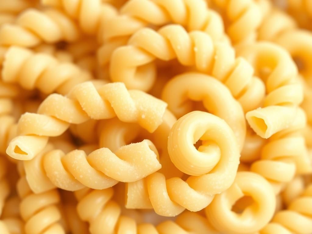 Spaghetti on a plate.