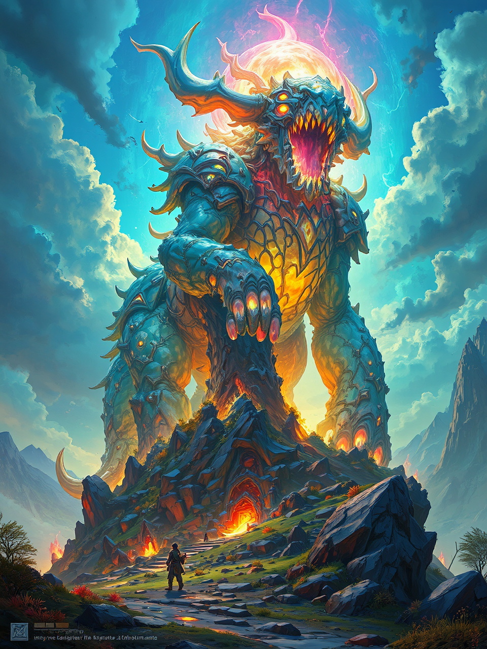 Epic mount under bioluminescent