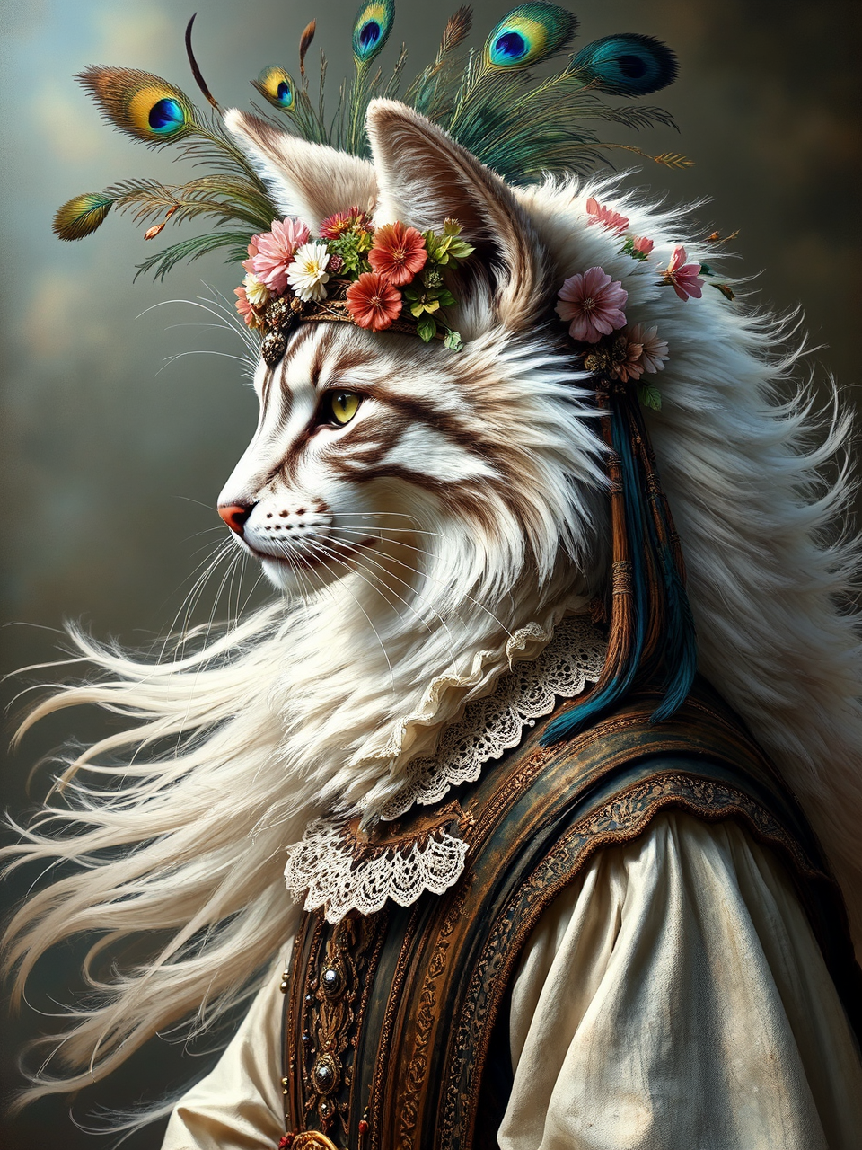 Cat-wolf creature in Renaissance