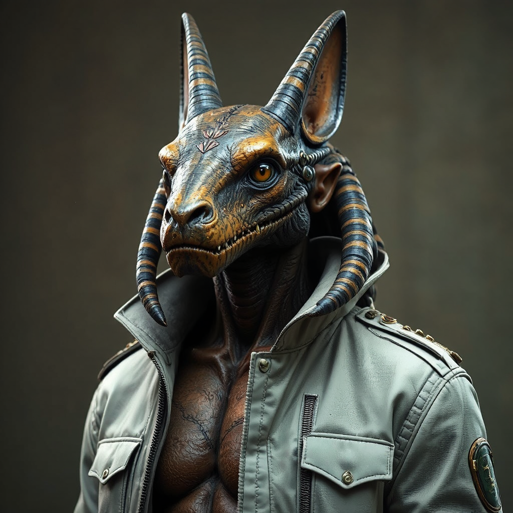 Anubis in a pale