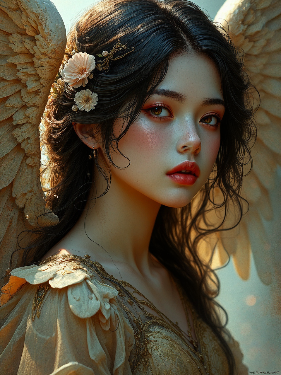 Female angel with a