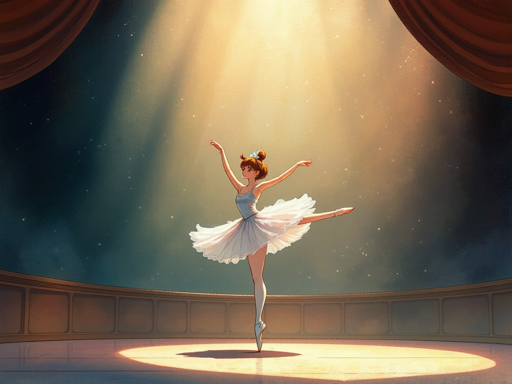 Ballet dancer on a