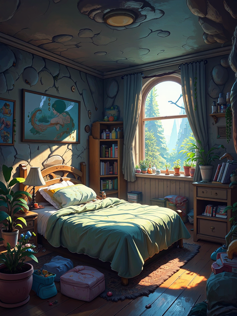 Child in a fantasy