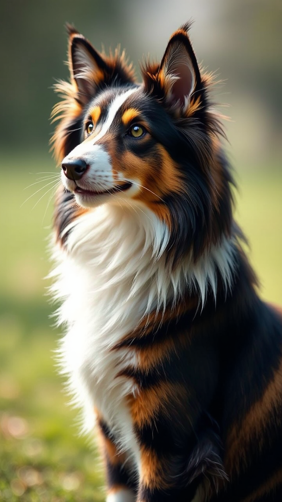 A dog head on