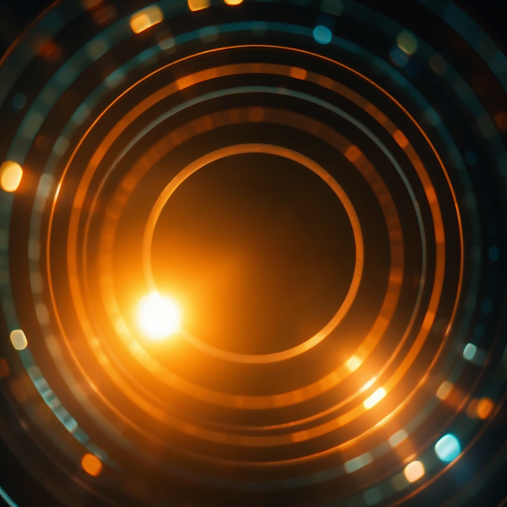 Concentric circles of shining