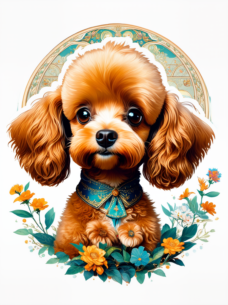 Vibrant sticker design of