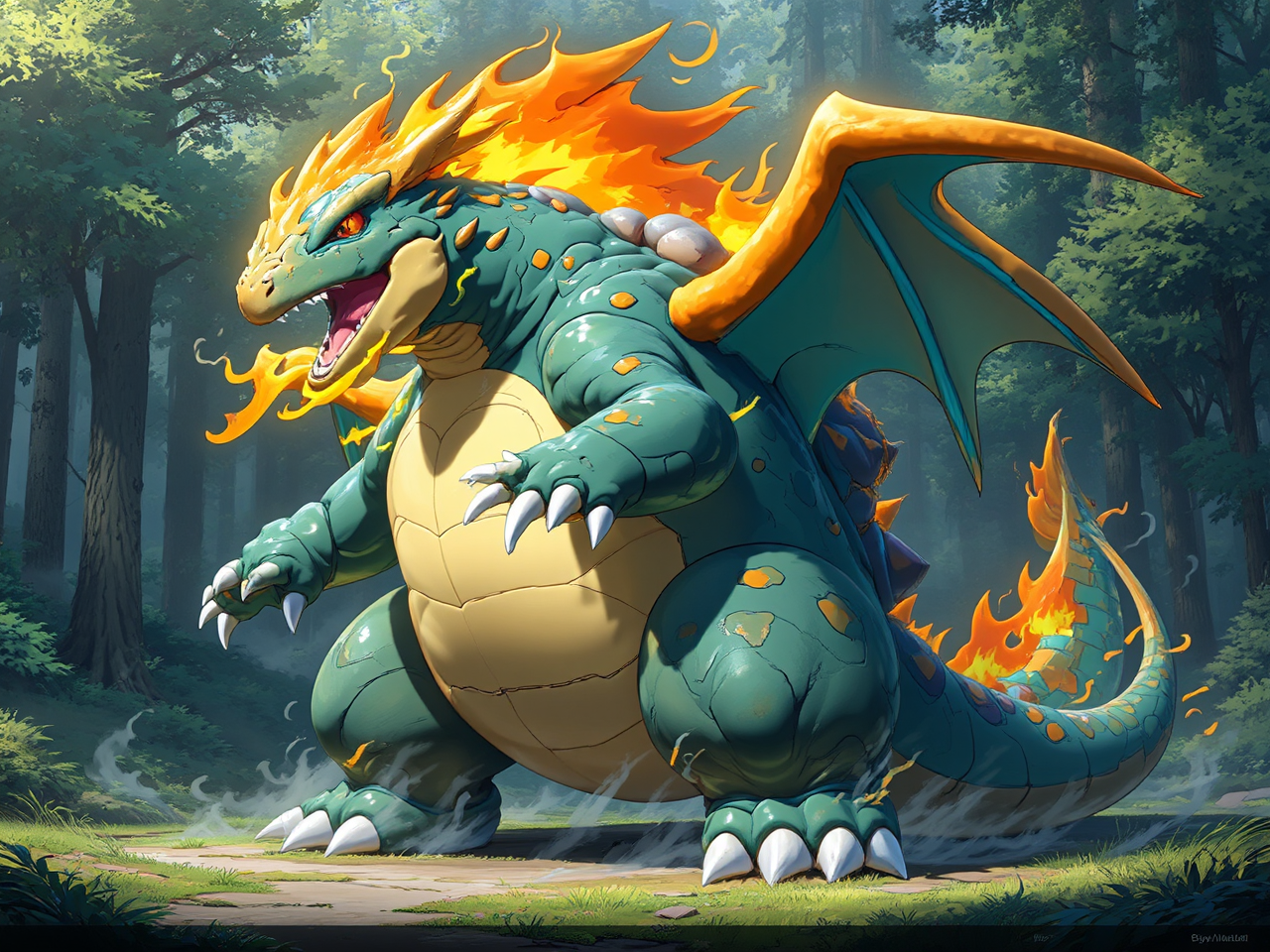 A massive, hybrid Pokémon