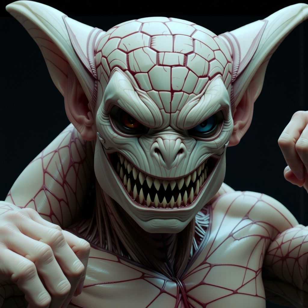 Game character with sharp