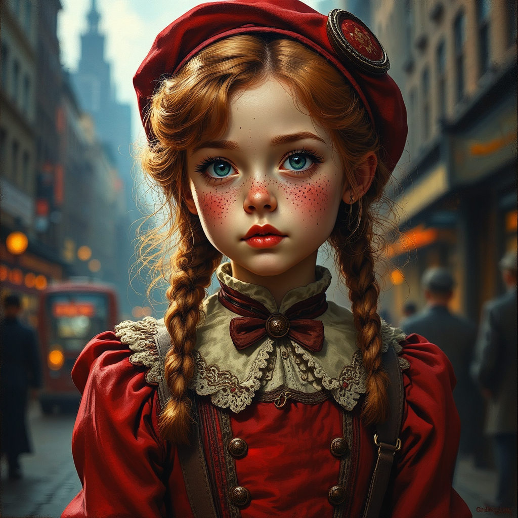 Young girl in a
