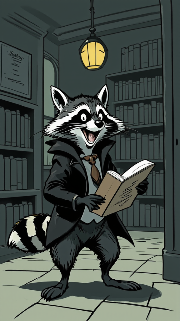 Raccoon in Looney Tunes