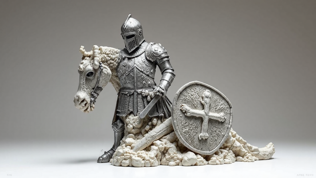 Incredibly detailed plasticine sculpture