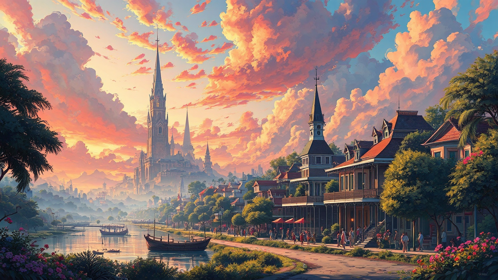 Beautiful New Orleans landscape