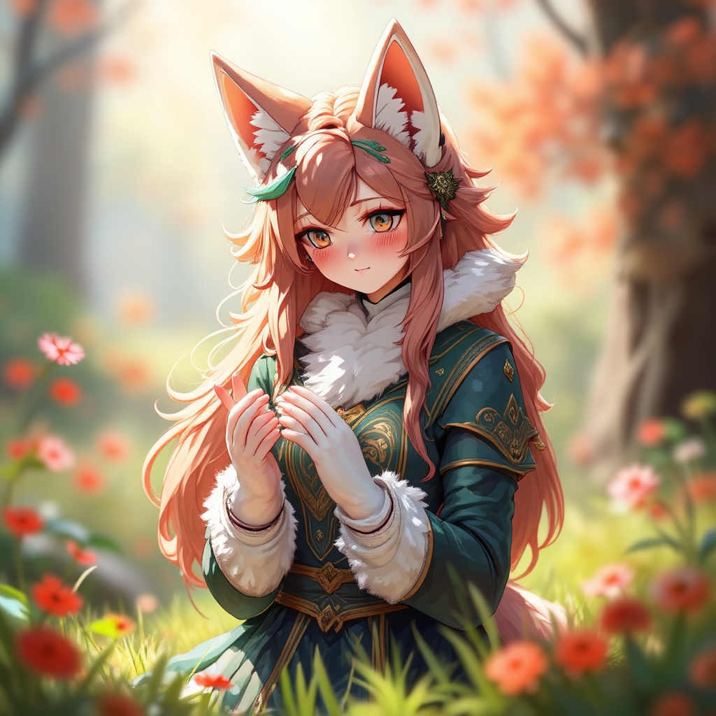 A fox and a