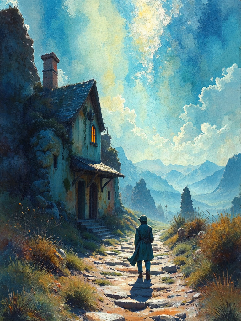 Digital artwork with vibrant