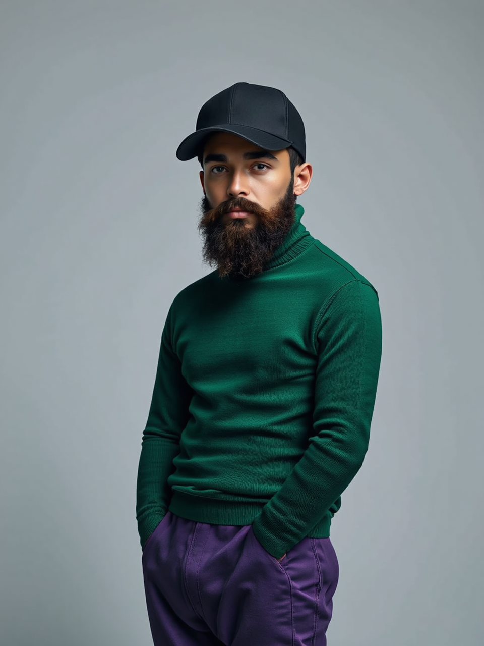 Young man with stylish