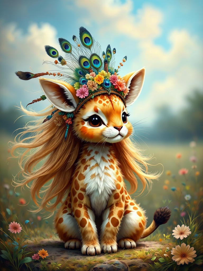 Mixed animal creature with
