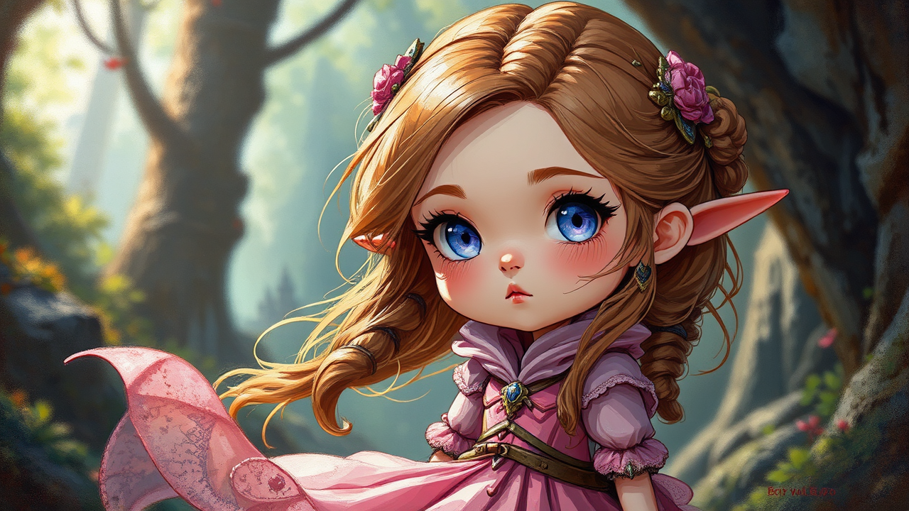 Portrait of a fantasy