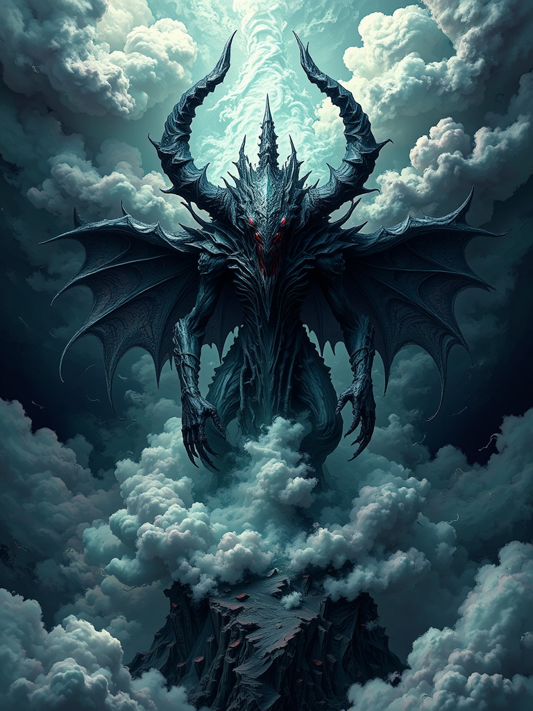 Ethereal fantasy creature in