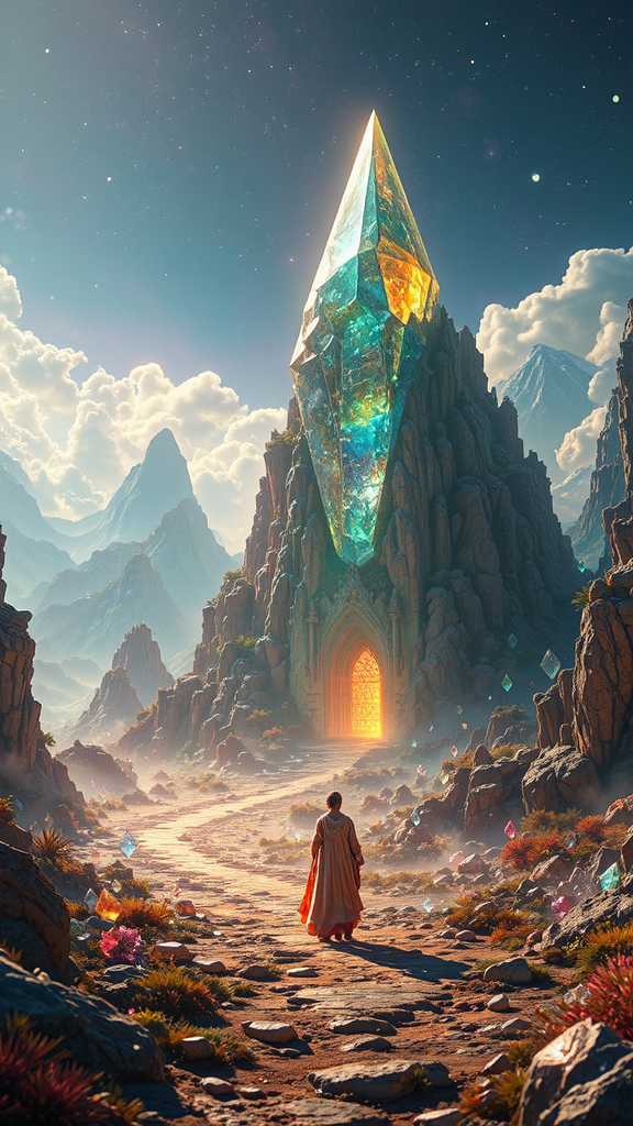 Mid-day landscape with highly