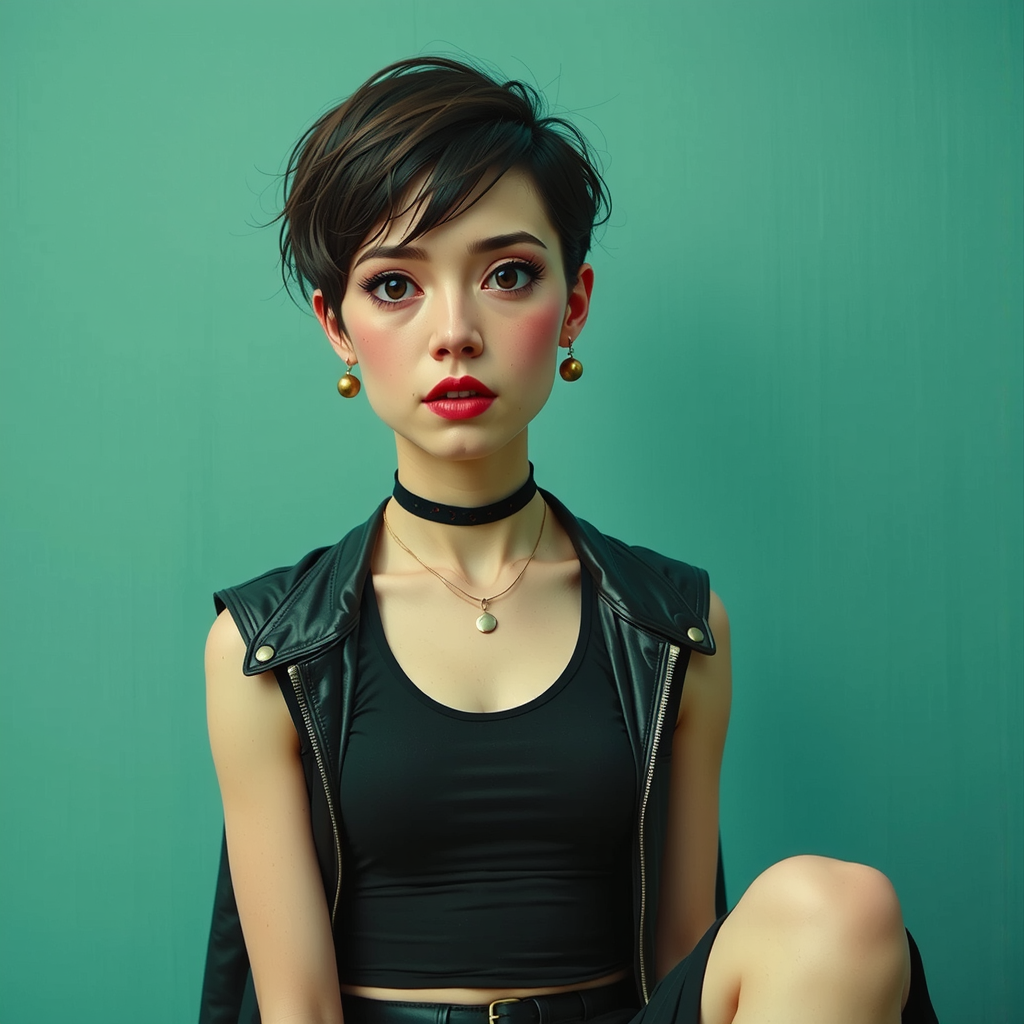 A young girl with