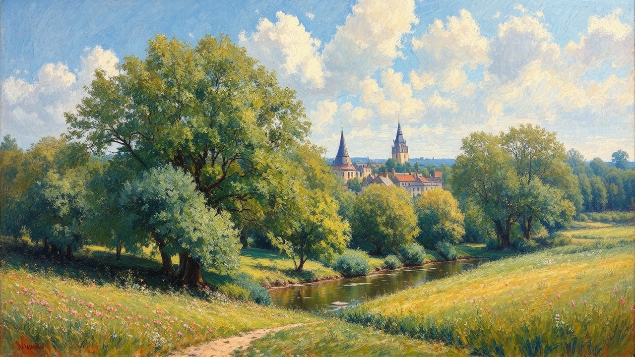 Landscape of Nantes in