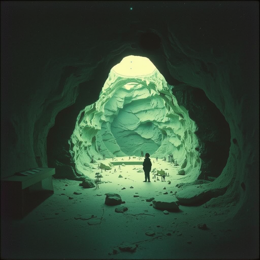 Liminal space with ancient