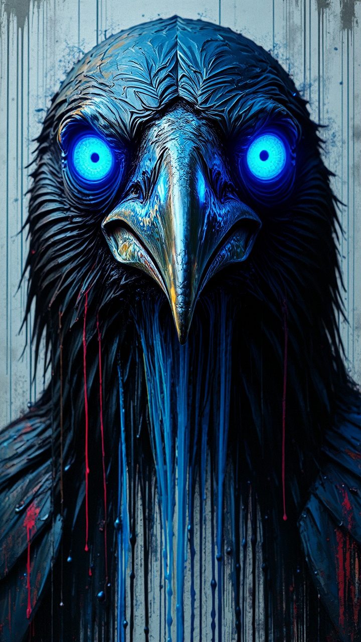 Portrait of an aggressive