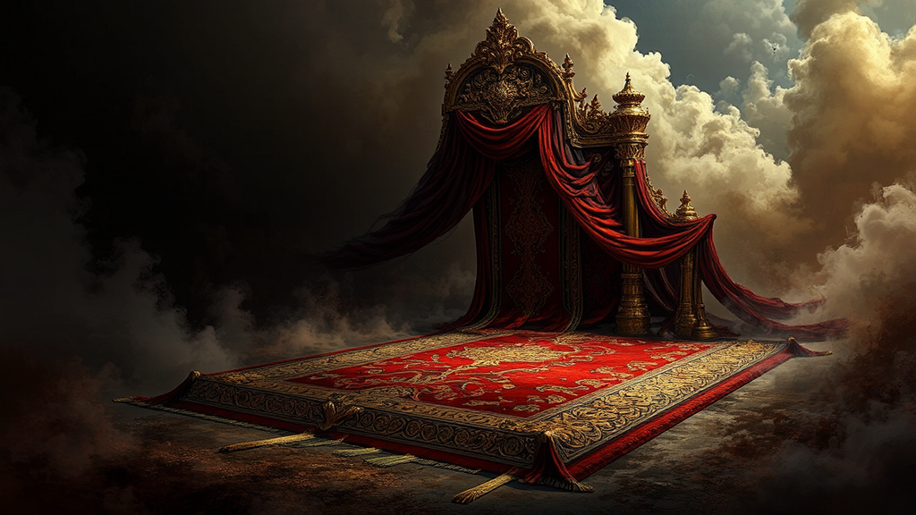 Baroque style carpet with
