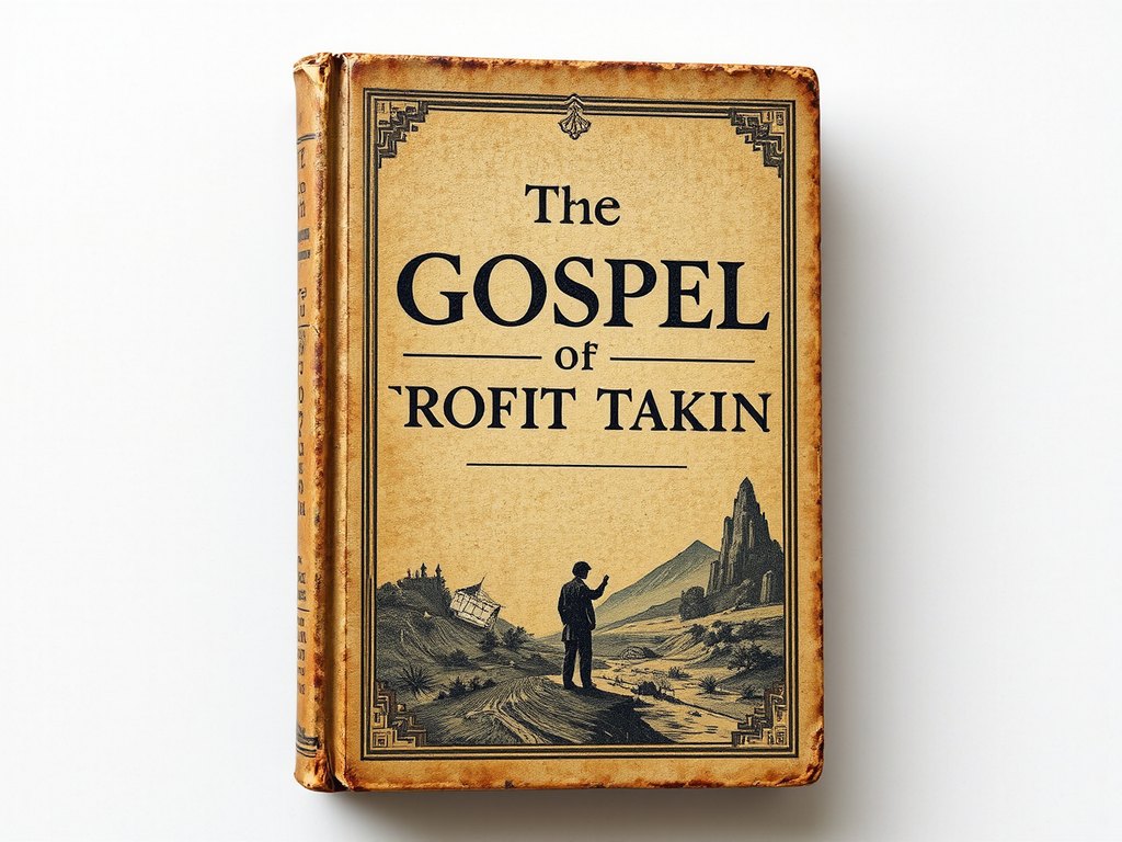 Vintage book cover with