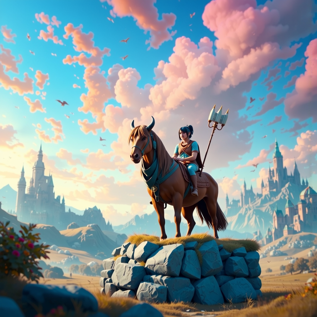 Epic brown steed screenshot.
