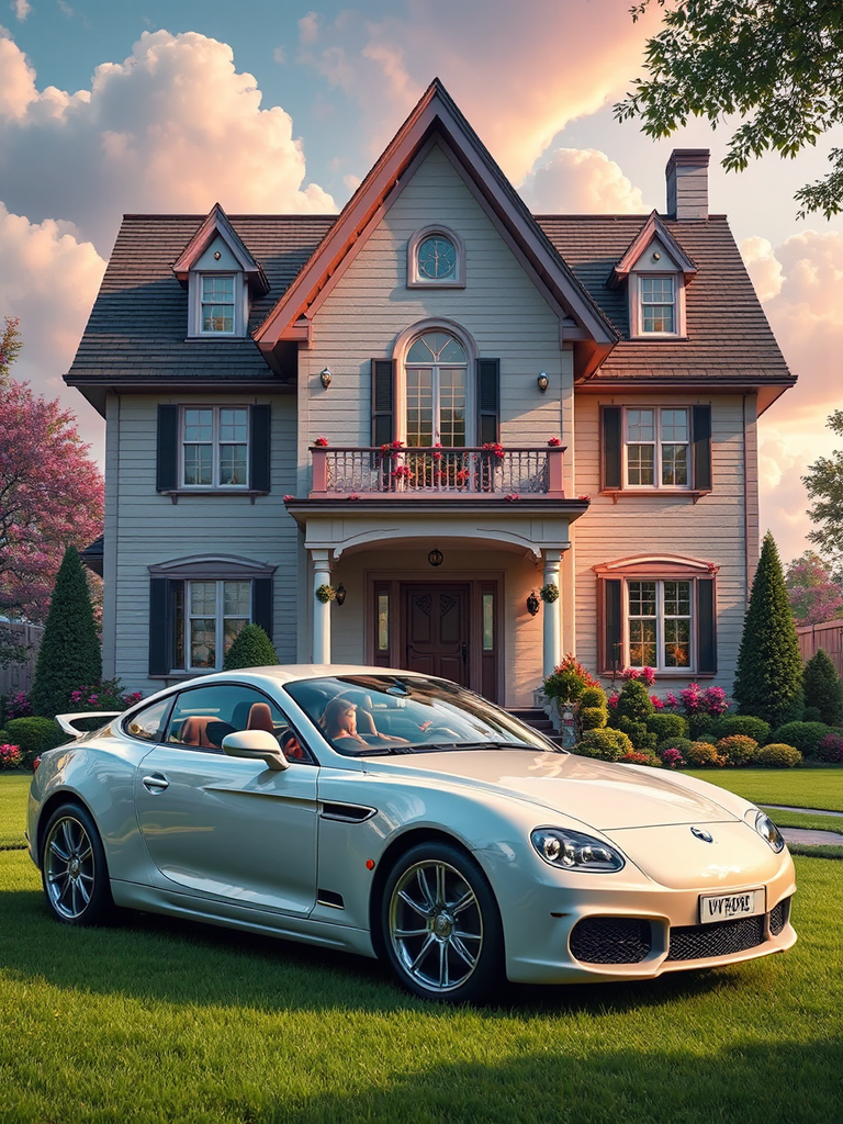 Dream car in front