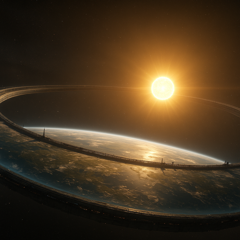 a ringworld around a star
