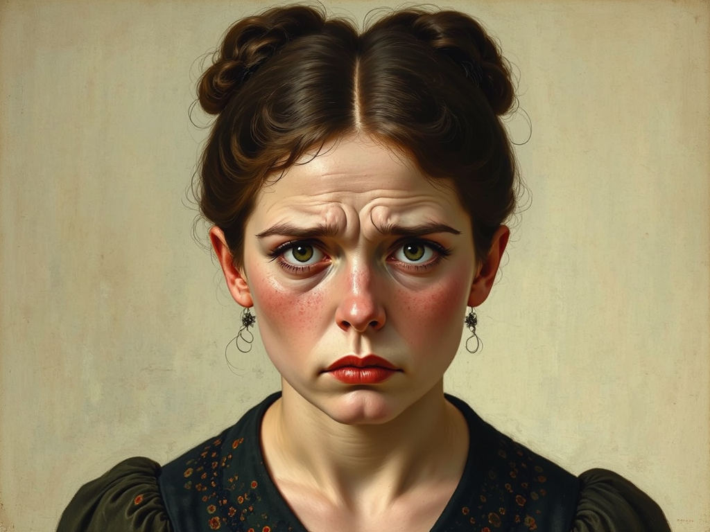 Two worried twin sisters.