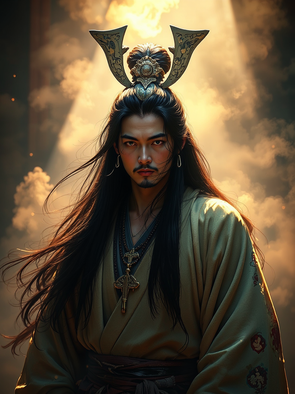 Portrait of a samurai