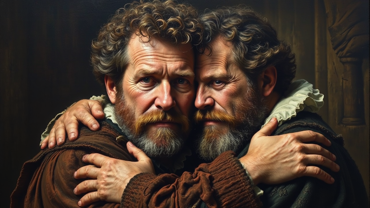 Medieval Renaissance portrait of