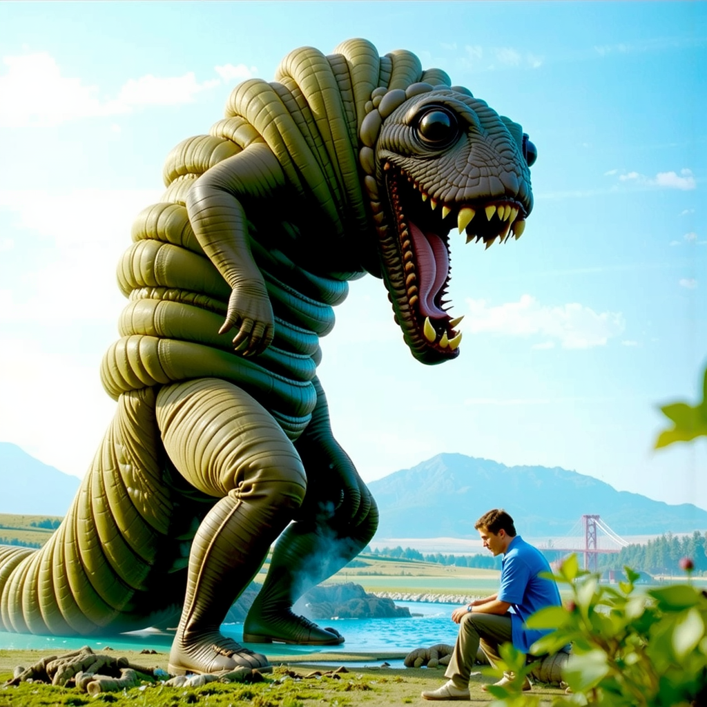 A large, realistic film-style