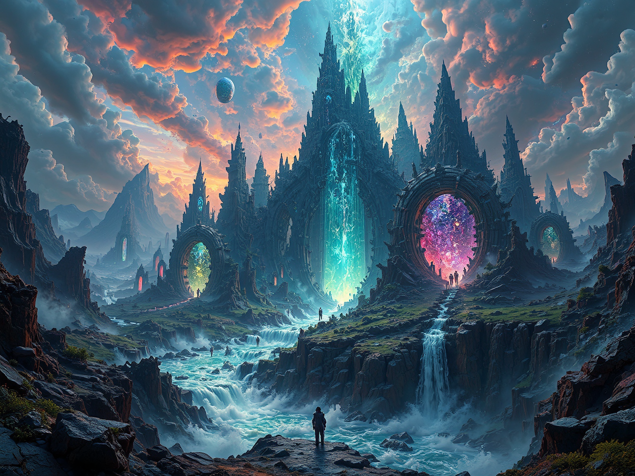 Tumultuous multiverse with chaotic