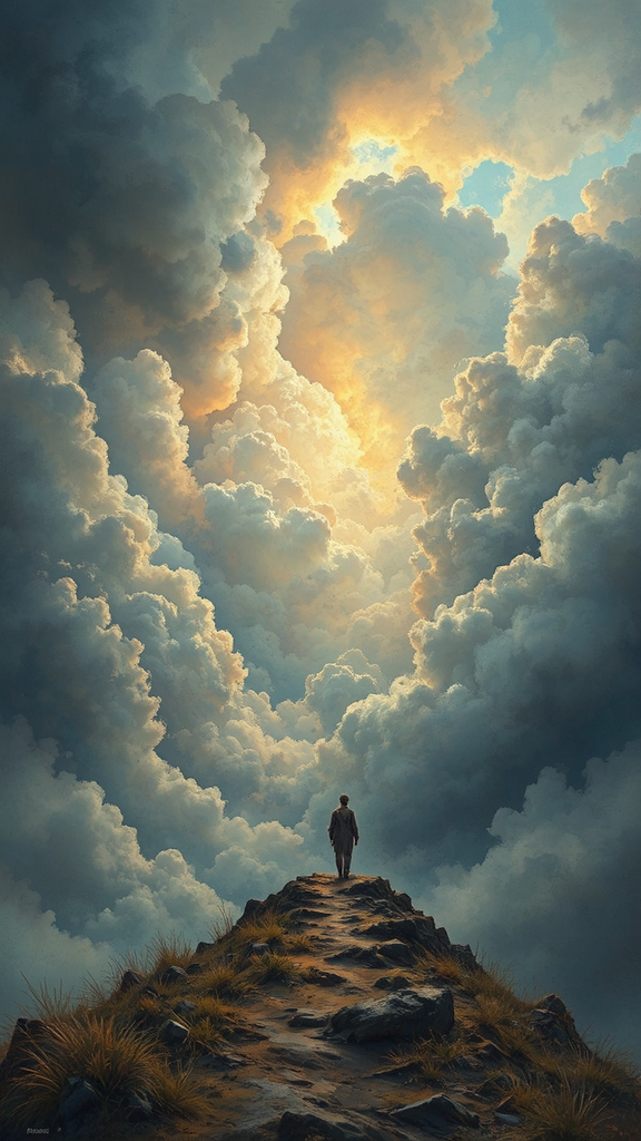 Epic digital artwork of