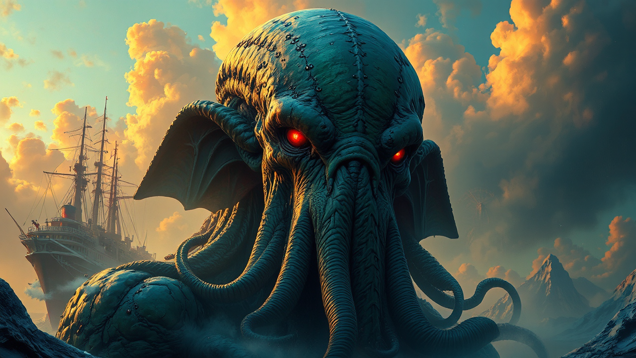 Proud Cthulhu in a