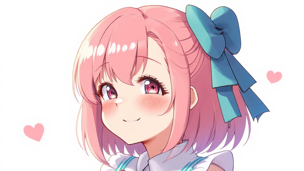 Anime girl with a