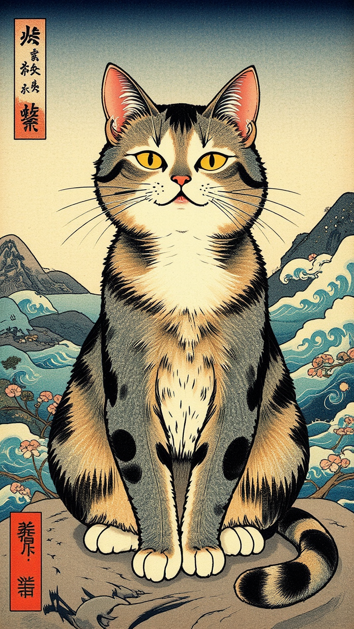 Ukiyo-e painting of Japanese