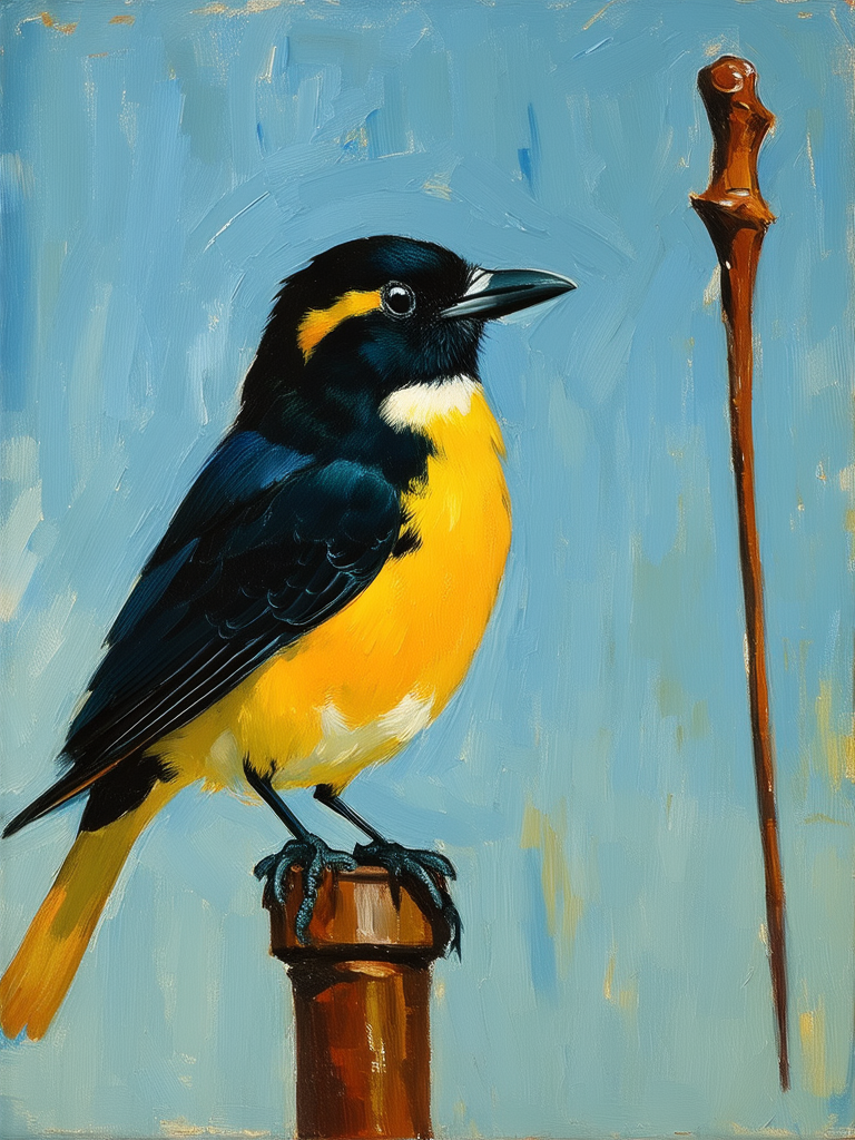 A bird in a