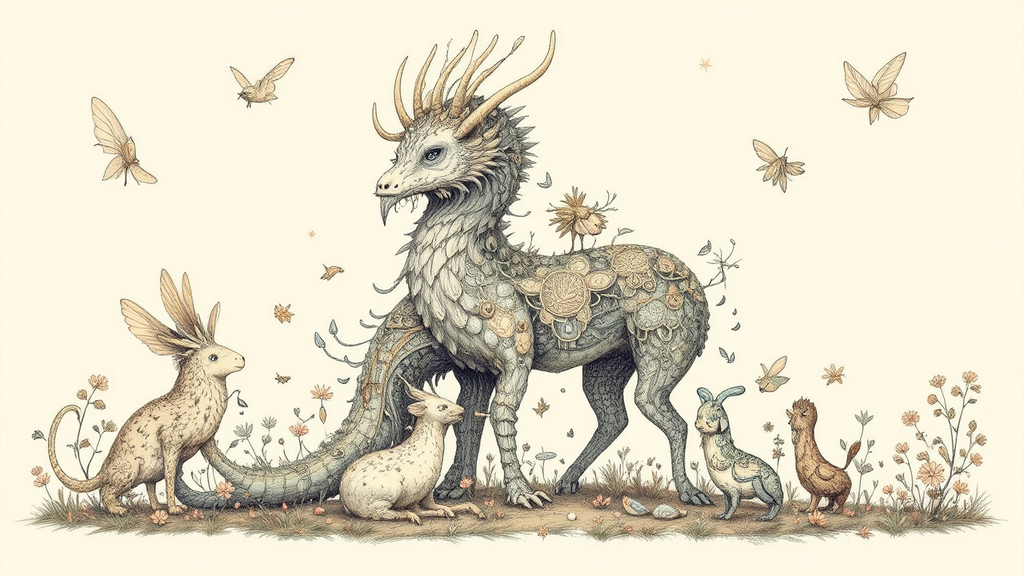 Intricate illustration of fantasy