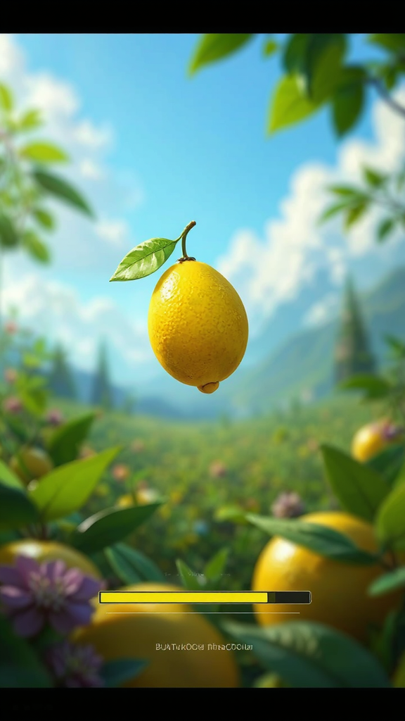 Close-up of a lemon