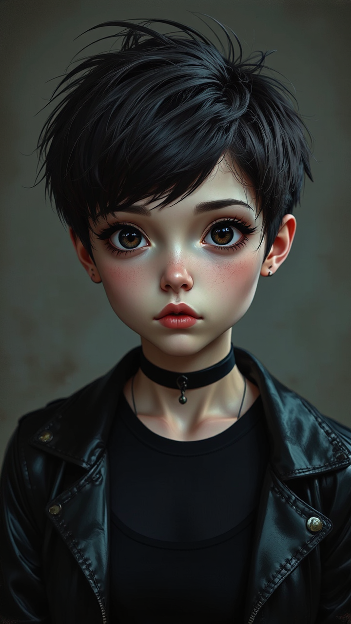 A young girl with