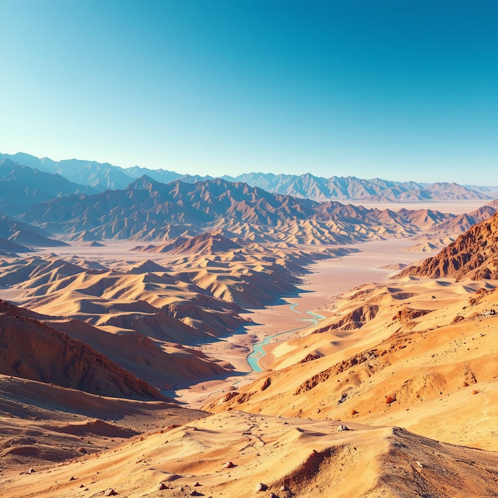Death Valley landscape with